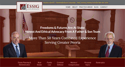 Desktop Screenshot of essiglaw.com