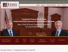 Tablet Screenshot of essiglaw.com